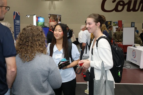 Students at Career Fair